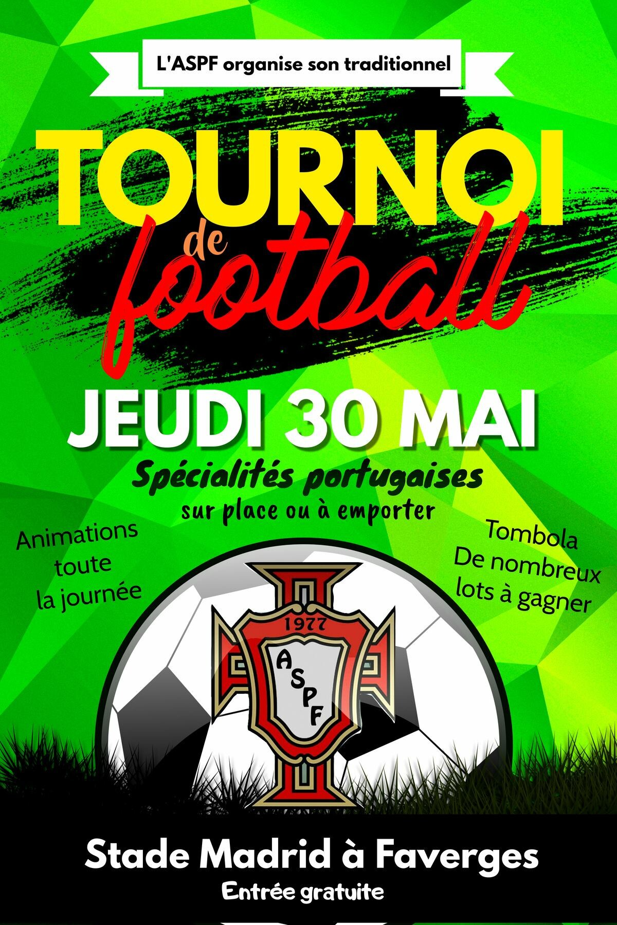 presentation tournoi de football