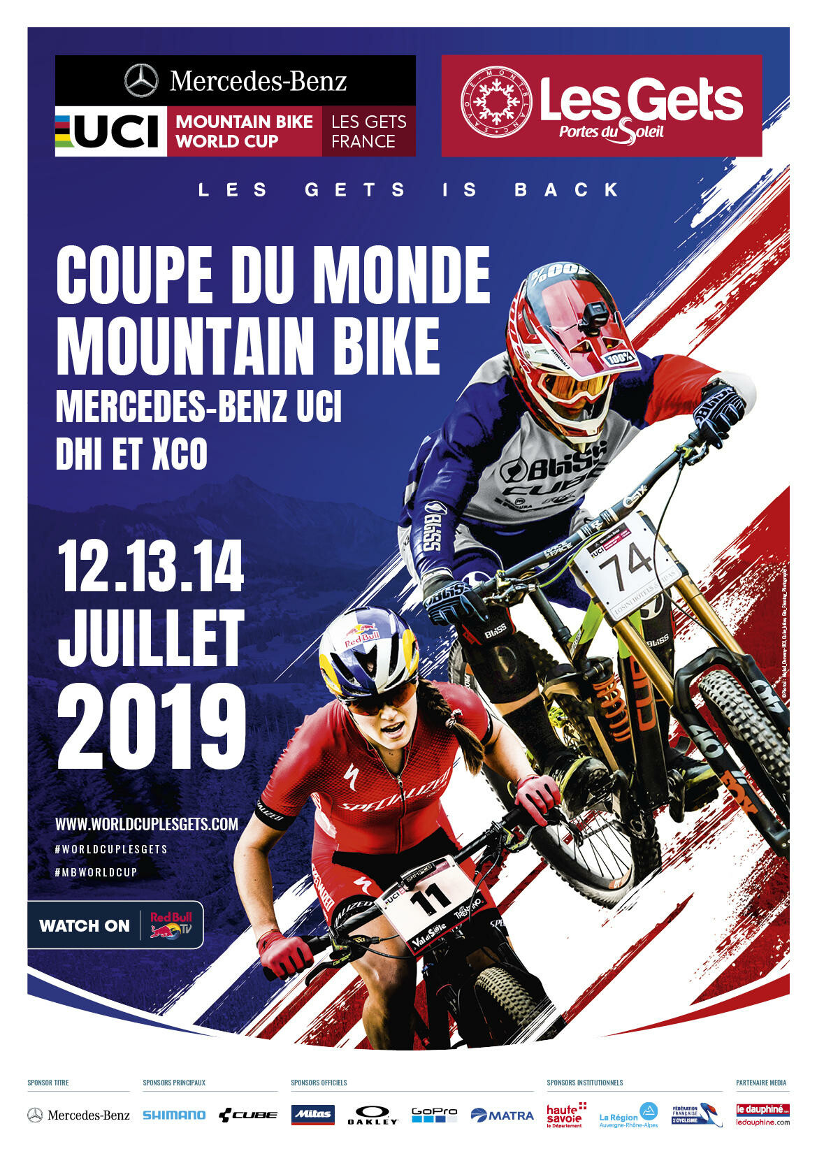  Coupe  du Monde  MTB UCI Mercedes Benz 2022 Les Gets 